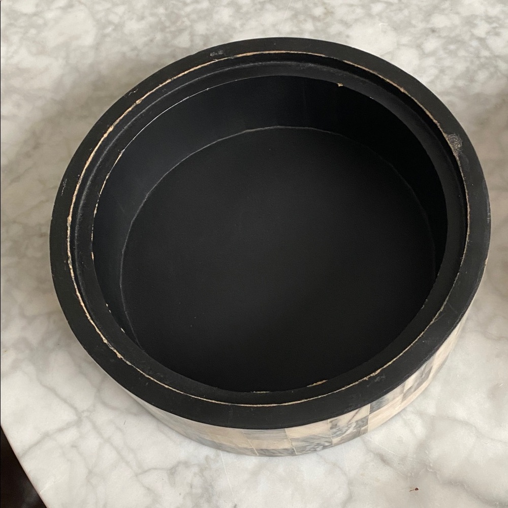 CB2 Resin Round Decorative Box - Picture 8 of 11